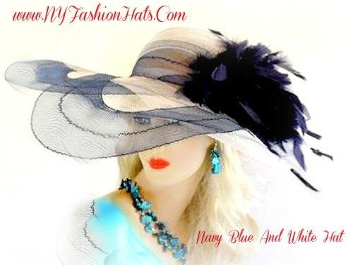 Large Brim Hats Women, Hats For Horse Races, Kentucky Derby Hats, Mother Of The Bride Hat, Wedding Bridal Hat, Haute Couture Hats, Dress Hat - Image 6