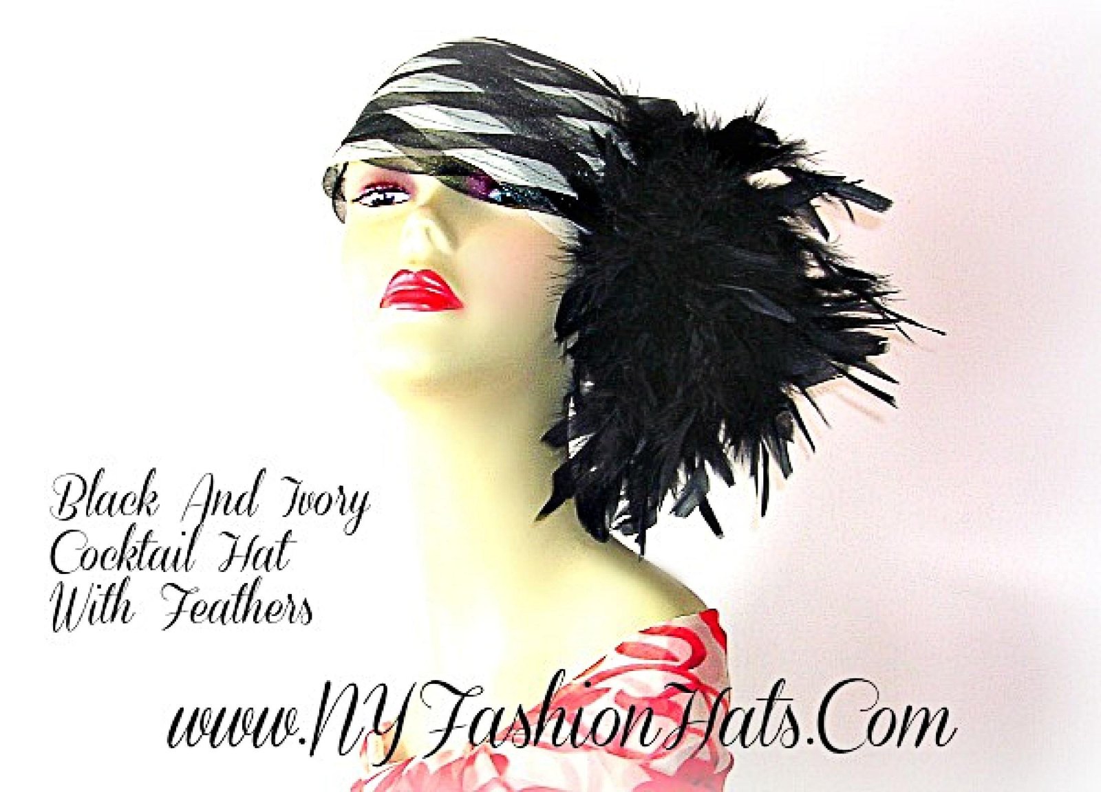 Haute Couture Black Cream Wedding Pillbox Cocktail Hat, Designer Hat For Women, Kentucky Derby Hats, Hats For Horse Races, Fashion Dress Hat - Image 6