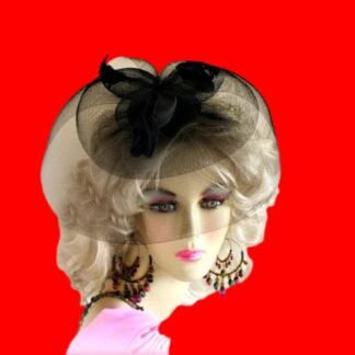 White Bridal Cocktail Wedding Hat Fascinator, Black Formal Mother Of The Bride Hat, Hats For Horse Races, Designer Hats, NY Fashion Hats