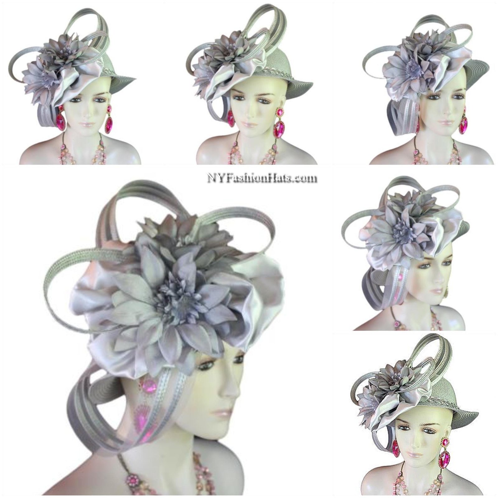 Kentucky Derby Hats, Ladies Church Hats, Haute Couture Fashion Hats, Mother Of The Bride Hats By NYFashionHats.com