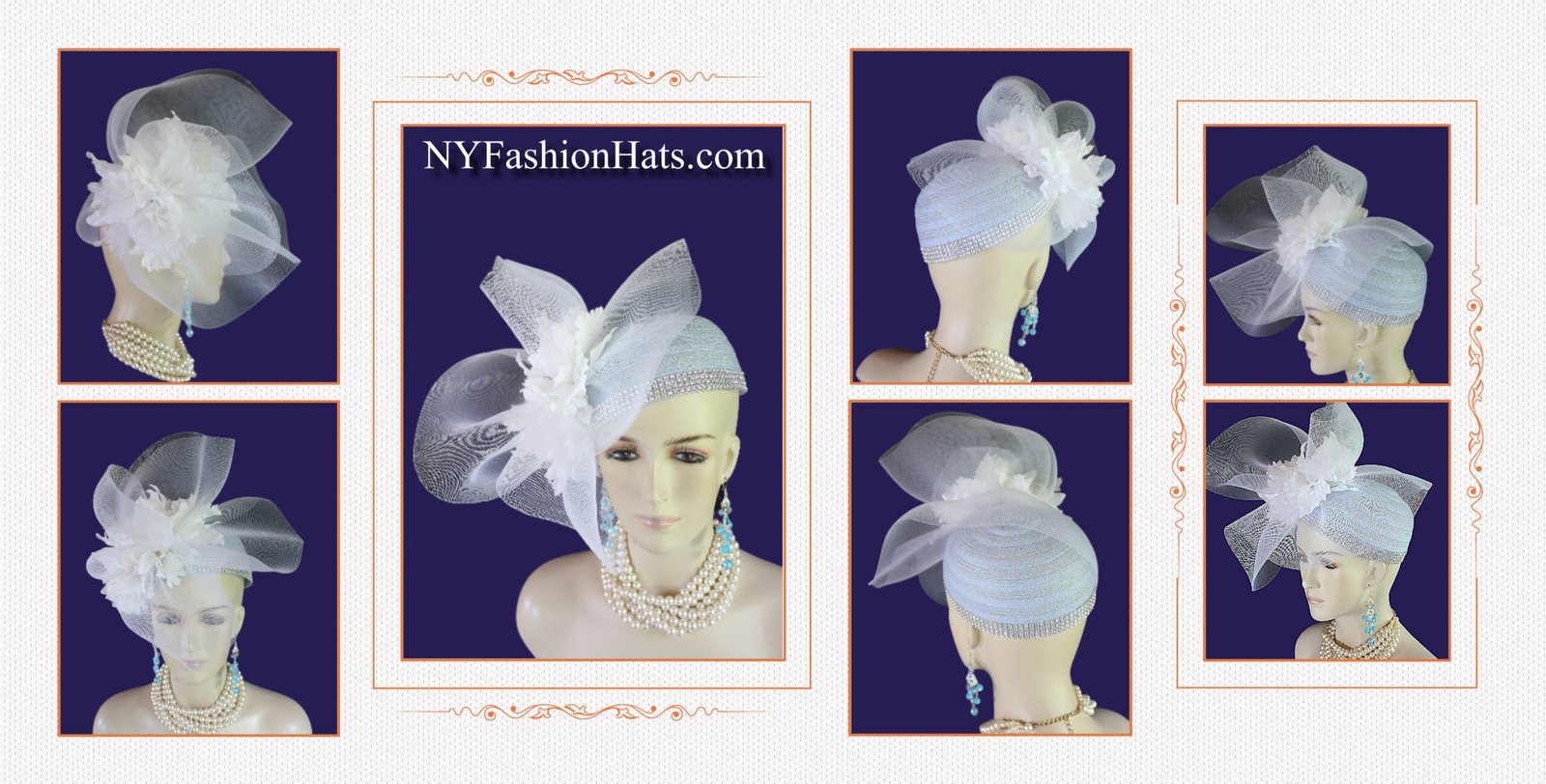 Women's Formal Church Wedding Hats